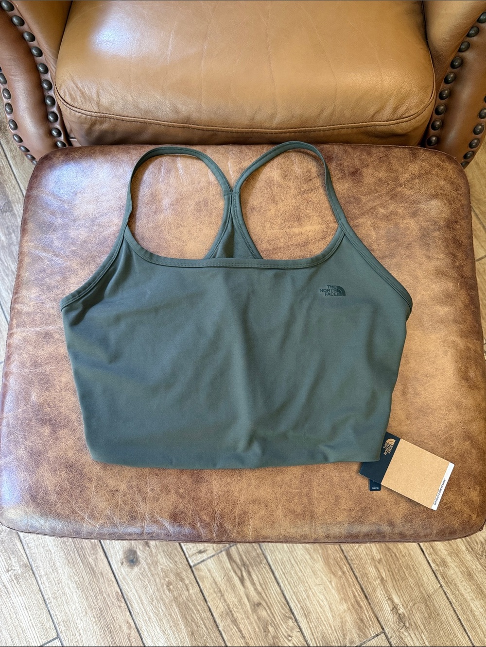 NWT The North Face Women’s Dune Sky Tanklet Tank Top Sz XXL New Taupe Green - Picture 1 of 6